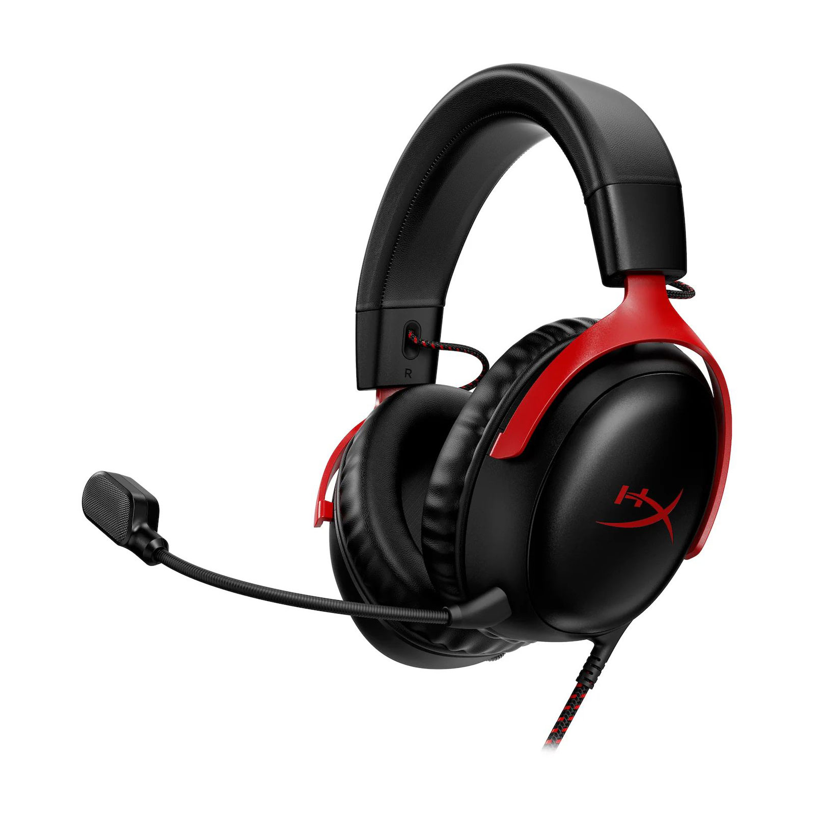 Ігрова гарнітура дротова HyperX Cloud III Mini-Jack/USB-A/USB-C чорно-червона (727A9AA)